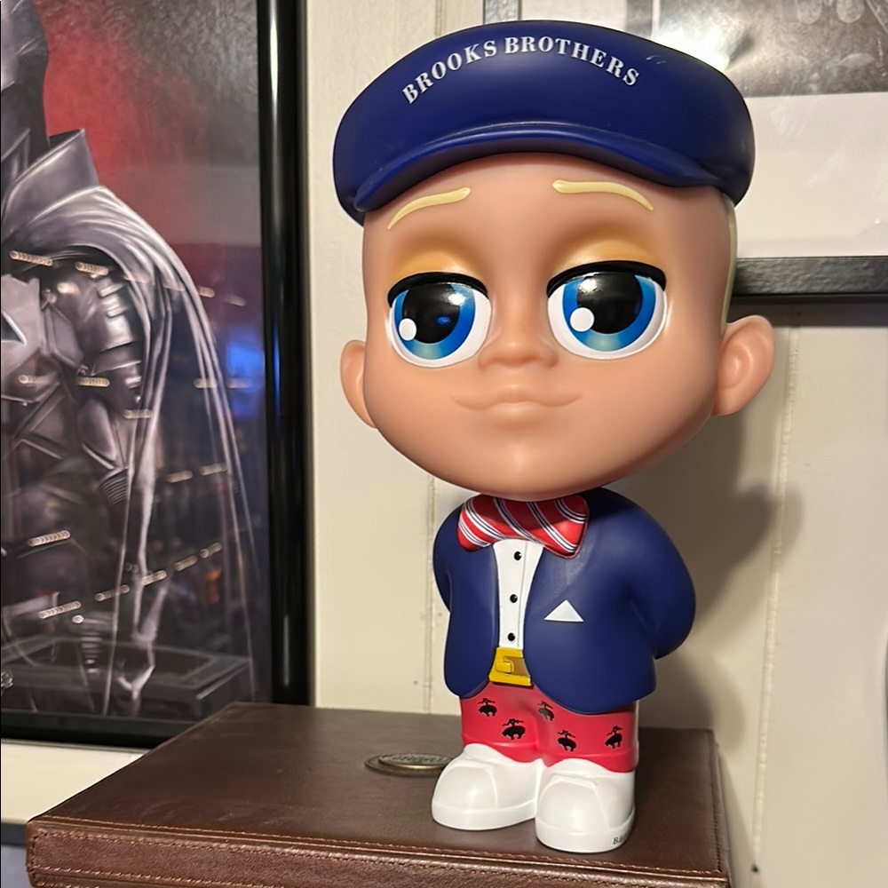 Brooks Brothers Blue and Red Art Figurine